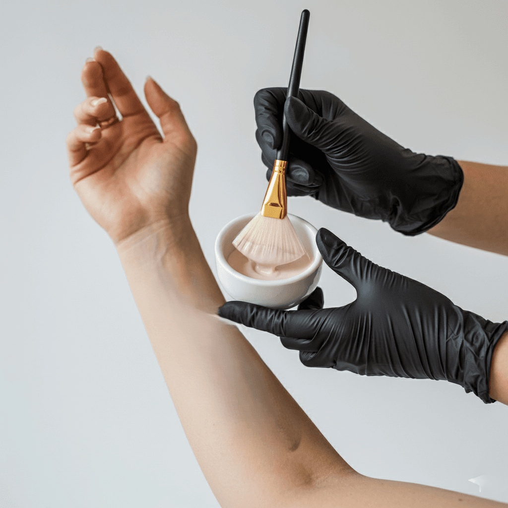 Half Arms Detan Skin Exfo